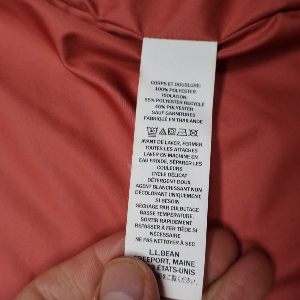 LL Bean Vest Womens Medium Rose Mountain Classic Puffer Light‎ Pack Insulated - Picture 8 of 12